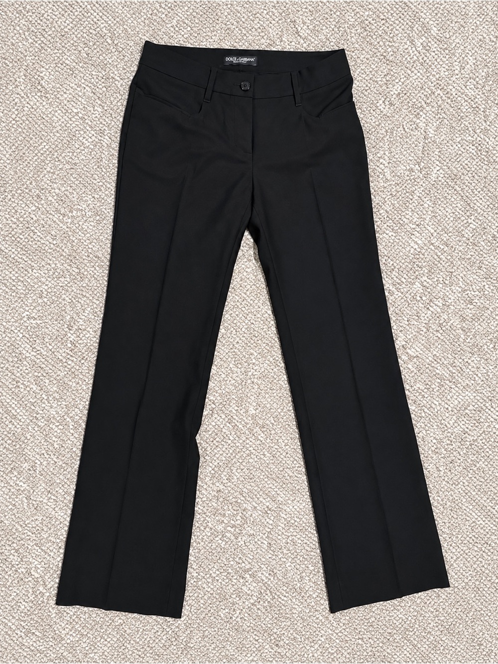 Dolce & Gabbana Black Tailored Dress Pants Women’s Size 2 IT 38